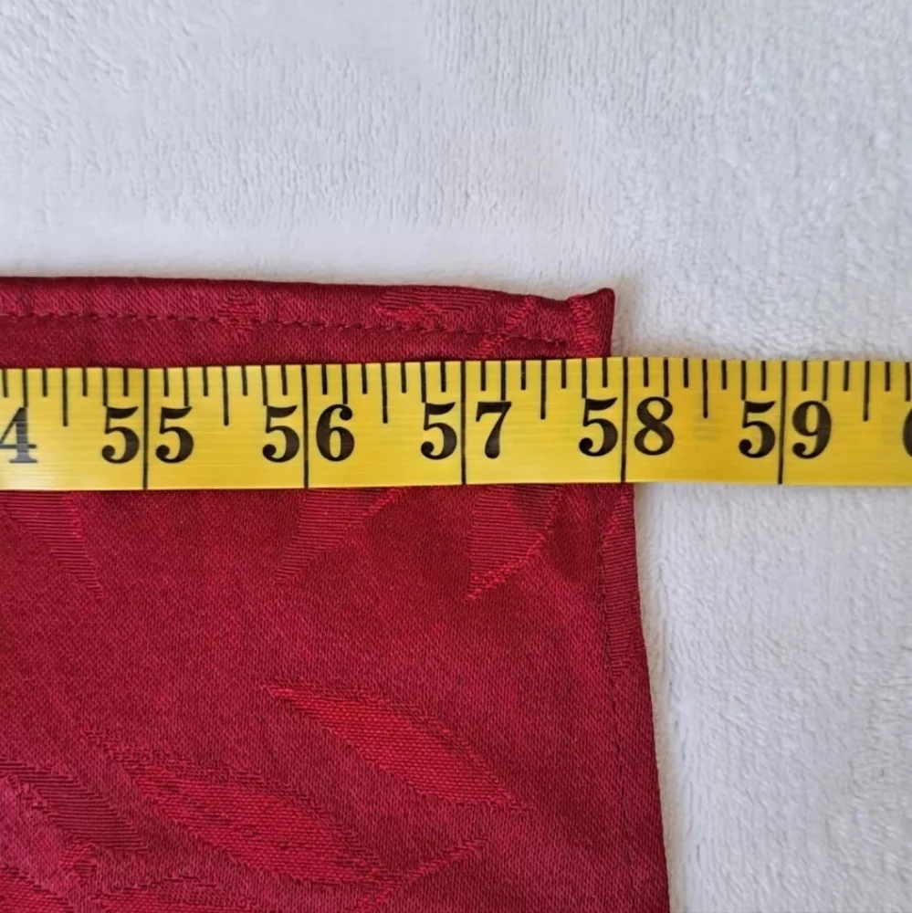 Red Christmas Tablecloth 82